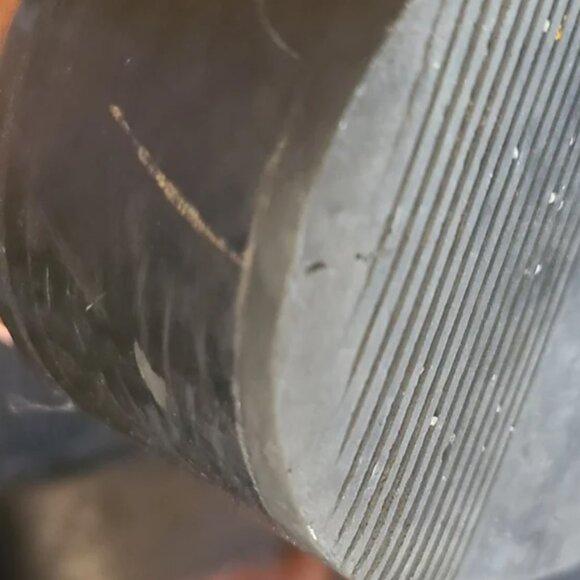 Brown Leather Chelsea side zip Boots Square Toe, US Women's US 9, Men 7 - Picture 7 of 8